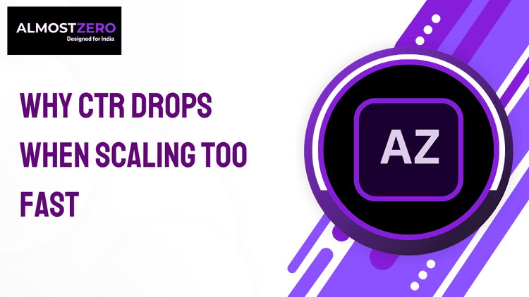 Scaling Fast Why CTR Drops When Scaling Too Fast